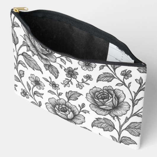 Roos Floral Pattern Etui (Open)
