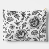 Roos Floral Pattern Etui (Achterkant)