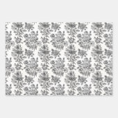  Roos Floral Pattern Inpakpapier Vel (Voorkant)