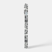 Roos Floral Pattern iPhone 15 Case (Linkerkant)