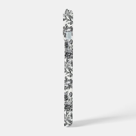  Roos Floral Pattern iPhone 15 Case (Linkerkant)