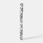 Roos Floral Pattern iPhone 15 Case (Rechterkant)