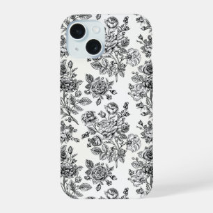 Roos Floral Pattern iPhone 15 Case