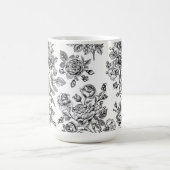 Roos Floral Pattern Koffiemok (Center)