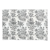  Roos Floral Pattern Kussensloop (Voorkant-Links)