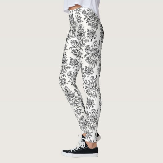  Roos Floral Pattern Leggings (Links)