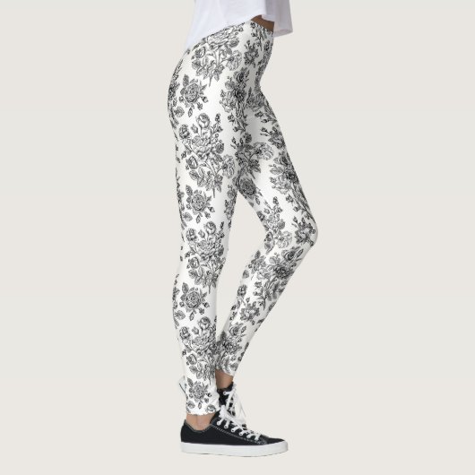  Roos Floral Pattern Leggings (Rechts)