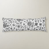  Roos Floral Pattern Lichaamskussen (Achterkant)