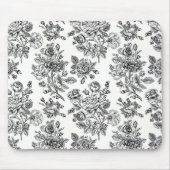Roos Floral Pattern Muismat (Voorkant)