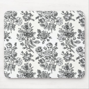 Roos Floral Pattern Muismat