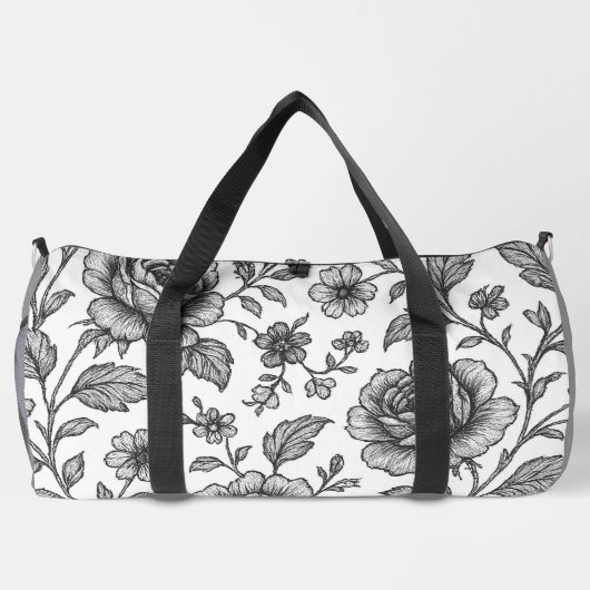 Roos Floral Pattern Plunjezak (Achterkant)
