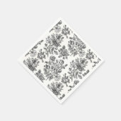  Roos Floral Pattern Servet (Hoek)
