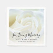 Roos Floral Photo Memorial begrafenis Servet (Voorkant)