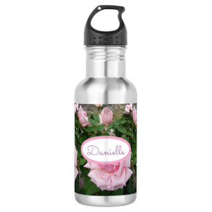 Roos Floral Rozen Vintage Tuinvrouwen Roze meisjes Waterfles
