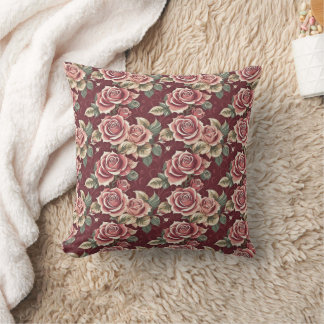 Roos Floral Sierkussen