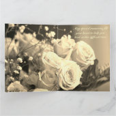 Roos Floral Sympathie Kaart (Binnen)