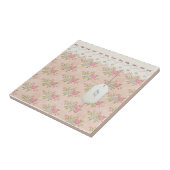  Roos Floral Tegeltje (Zijkant)