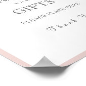 Roos Floral Vrijgezellenfeest Gift Poster (Hoek)