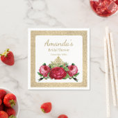  Roos Floral Vrijgezellenfeest Servet (Insitu)