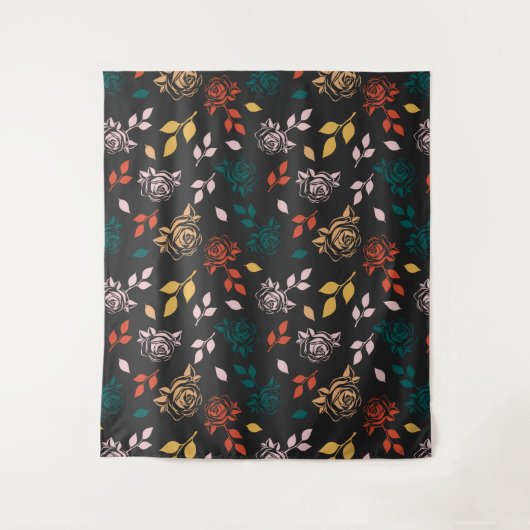 Roos Floral Wandkleed (Voorkant)