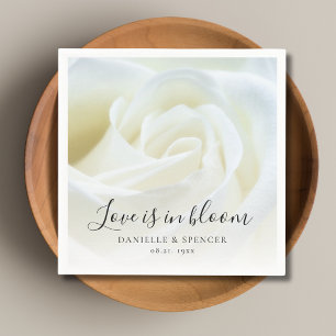 Roos Floral Wedding Servet