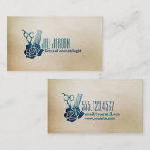 roos florale haarstylist visitekaartje (Voorkant / Achterkant)