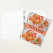 Roos Florenz Waterverf Oranje Perzikroze Notitiebo Planner (Display)