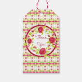 Roos Flower Designer Cadeaulabel (Voorkant)