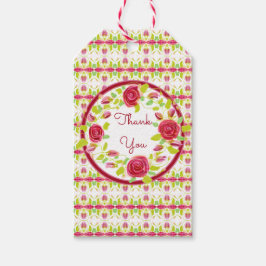 Roos Flower Designer Cadeaulabel