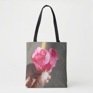 Roos Flower Tas Shopping Bag