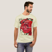 roos, Flowergirl JaimeFirst van december 2007 T-shirt (Voorkant volledig)