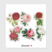  Roos Flowers Bouquets Sticker (Vel)
