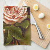 Roos Flowers Kitchen Towels Theedoek (Quarter Fold)