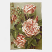Roos Flowers Kitchen Towels Theedoek (Verticaal)