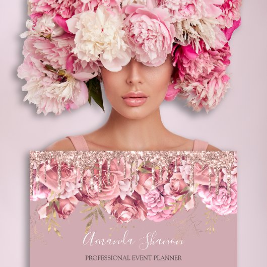 Roos Flowers Logo Event Planner QRCODE Visitekaartje