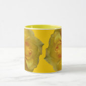 Roos Flowers Mok Coffee Cup Gele rozen Cup (Midden)