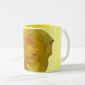 Roos Flowers Mok Coffee Cup Gele rozen Cup (Voorkant rechts)