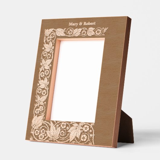 Roos Flowers Vine Border Gegraveerde Lijstjes (Links)