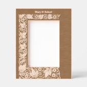 Roos Flowers Vine Border Gegraveerde Lijstjes (Voorkant)