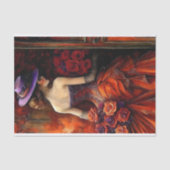 Roos Fluwelen Droom Decoupage Tissuepapier (Voorkant)