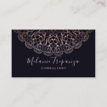 Roos foil mandala zwarte professional