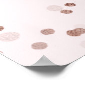 Roos Folie 16 ballonnen roze welkomstteken Poster (Hoek)