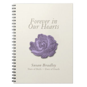  Roos Forever Memorial Guest Book Notitieboek