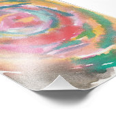 Roos Foto Afdruk (Hoek)