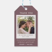 Roos Foto bruiloft Hartelijk dank voor Labels met  Cadeaulabel (Voorkant)