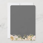 Roos Frame Handgetekende Uitnodiging (Achterkant)