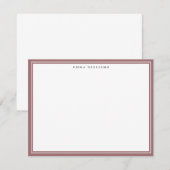 Roos Frame Notitiekaart Kaart (Voorkant / Achterkant)
