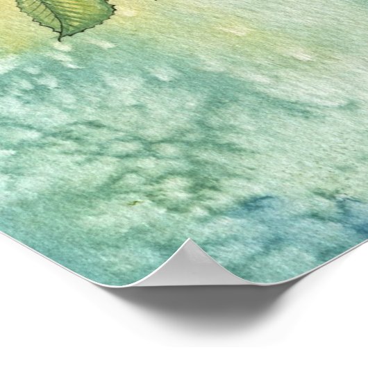 Roos Friend Flower Fairy and Bunny Art Poster (Hoek)