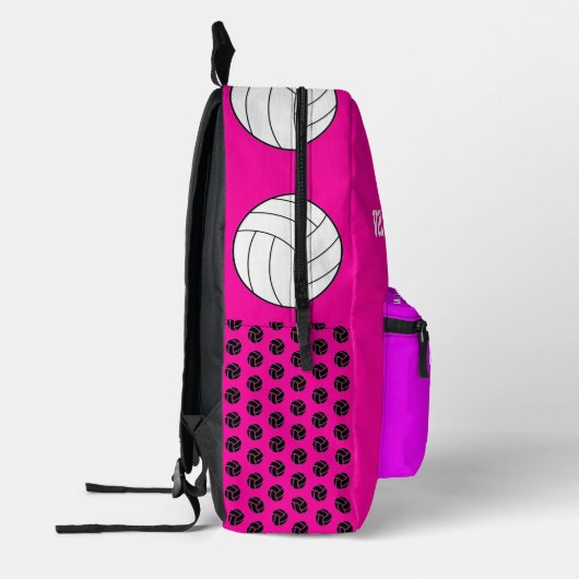 Roos fuchsia roze rugzak volleybalteam (Links)