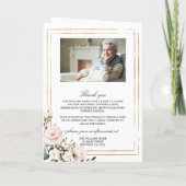 Roos Funeral Order of Service, Memorial Programme Programma (Achterkant)